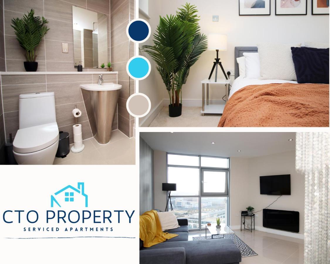 The Skyline - Luxury City Centre Flat With Designated Parking Cardiff Exterior foto